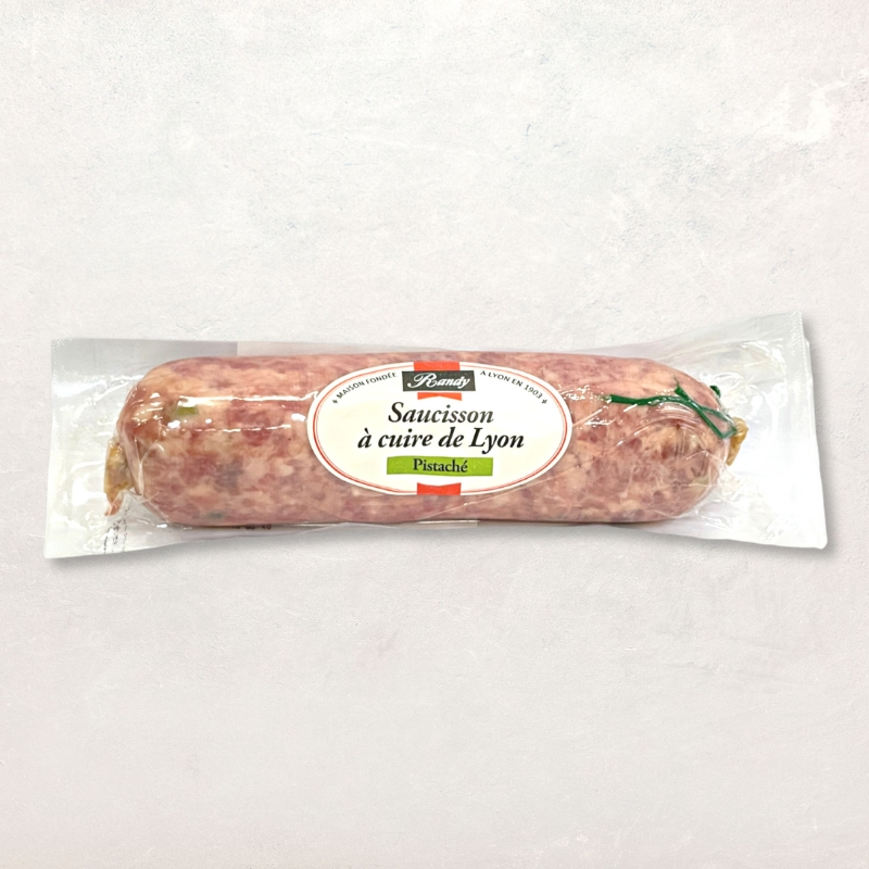 Saucisson lyonnais à cuire pistaché 3 350g Carré de Boeuf Rungis