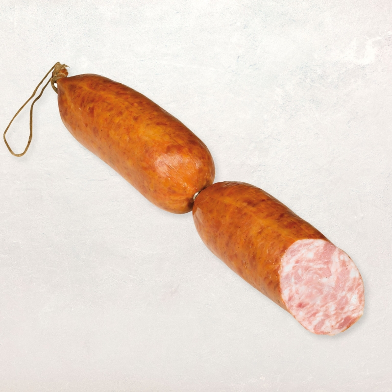 Saucisson à l ail droit à l ancienne fumé porc français 4x250g Carré