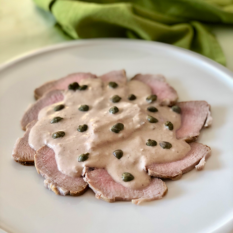 Recette de rôti de veau froid façon vitello tonnato