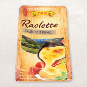 Raclette tranchée au poivre...