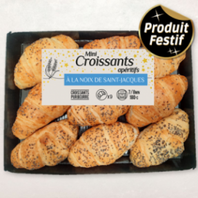 Mini croissant aux noix de...