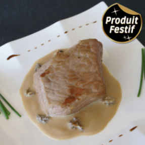 Fondant de pavé de veau...