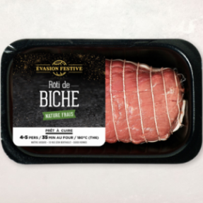 Rôti de biche nature 650-750g